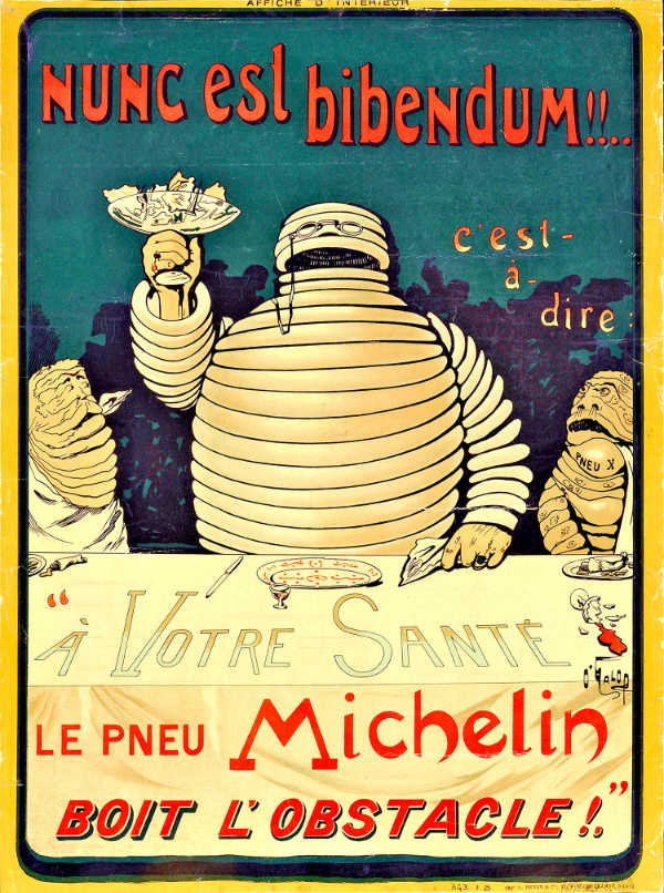 TSB transporte y logística Michelin Poster Bibendum 1898