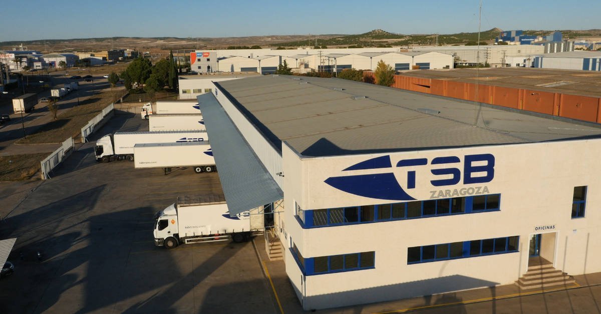 TSB transporte y logística nuevas instalaciones delegación Zaragoza